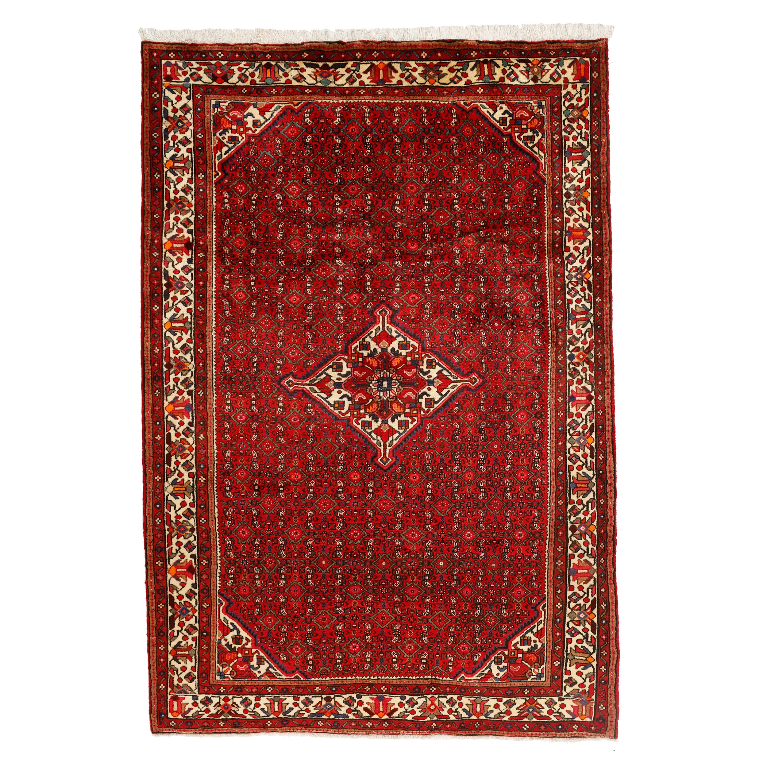 فرش دستبافت حسین آباد همدان ابعاد 6 متری (600905)